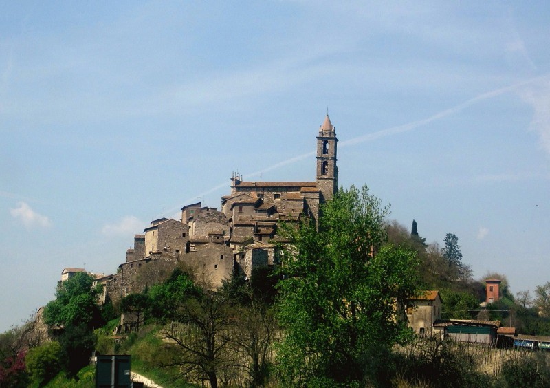 ''Veduta dell’antico borgo'' - Baschi