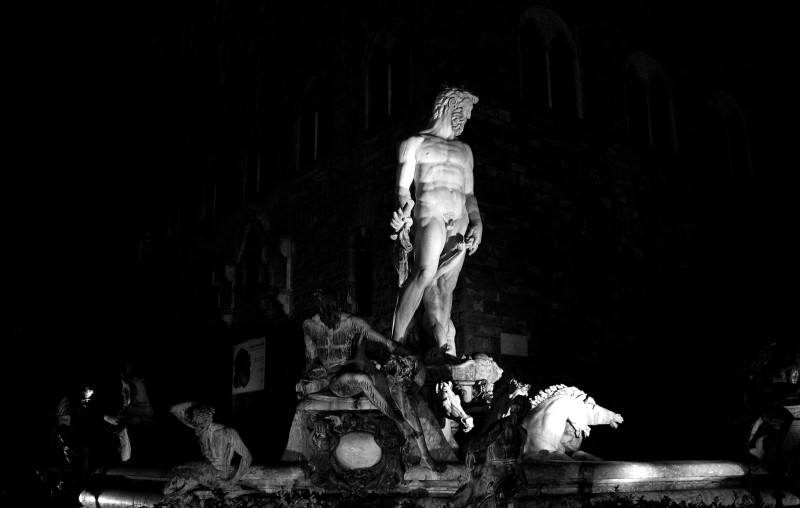 ''La fontana del biancone'' - Firenze