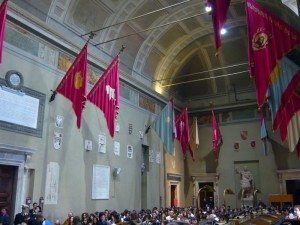 Natale di Roma: l’aula Giulio Cesare nel Palazzo Senatorio