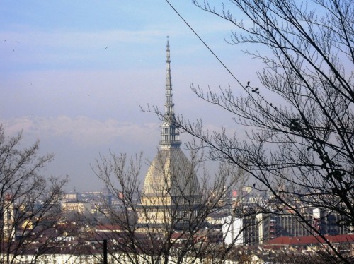 Torino - La Mole vista dalla collina 