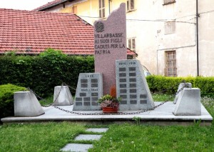 Villarbasse - monumento ai caduti