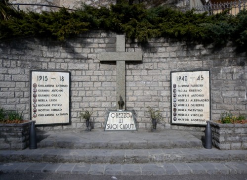 Gazzaniga - Orezzo ai suoi Caduti Gazzaniga - Orezzo ai suoi Caduti
