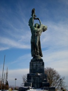 Torino, la Statua della Vittoria al Parco della Rimembranza