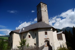 la meridiana sul castello di Welsberg - Monguelgo