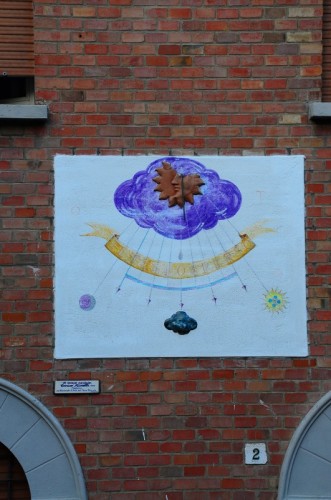 Dozza - meridiana dipinta a Dozza Dozza - meridiana dipinta a Dozza