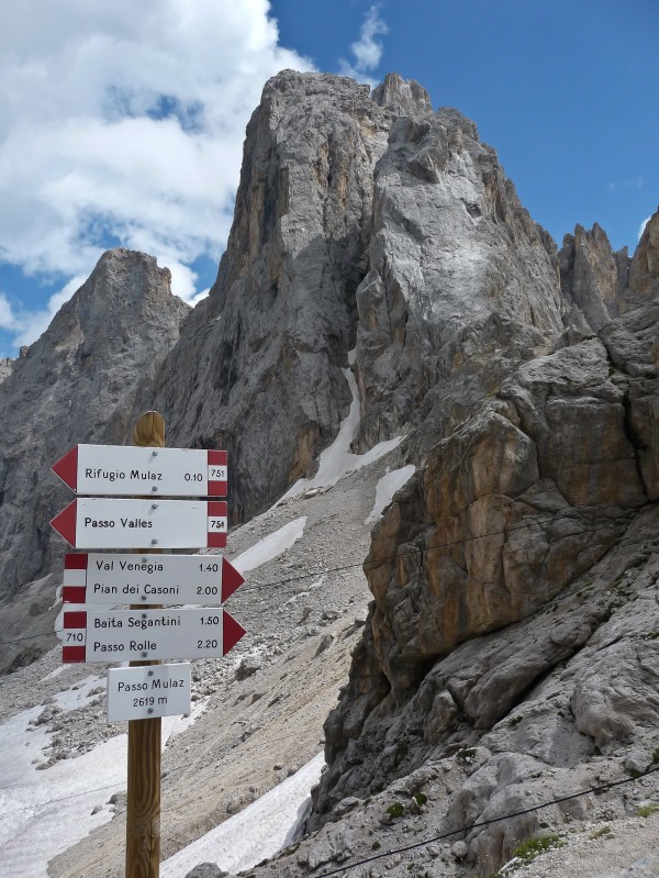 ''Sentiero 710 - Verso il rifugio Volpi al Mulaz'' - Canale d'Agordo