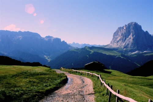 Santa Cristina Valgardena - Verso il Sassolungo Santa Cristina Valgardena - Verso il Sassolungo