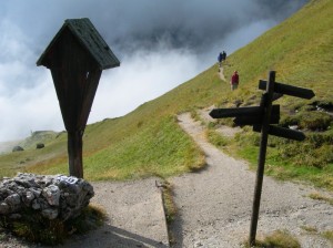 In vista del rifugio Genova