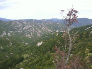 Calanchi nella valle di Pietrapazza
