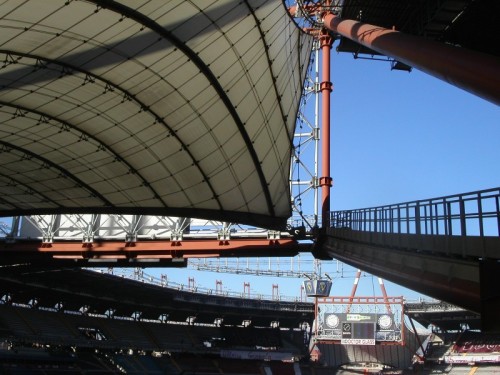 Torino - Stadio delle Alpi, la vela