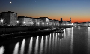 “Lungarno al crepuscolo…….