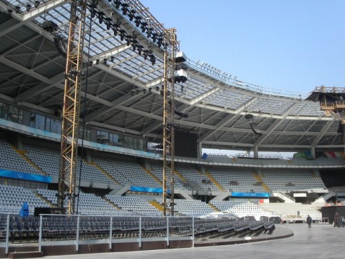 Torino - Torino: le gradinate dello stadio comunale, o stadio olimpico Torino - Torino: le gradinate dello stadio comunale, o stadio olimpico