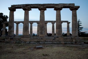 il minueto delle colonne del tempio di Hera - Metaponto