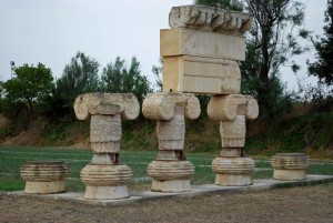 il tempio ionico dedicato ad Afrodite a Metaponto