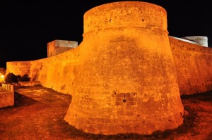 Il Castello di Manfredonia di sera