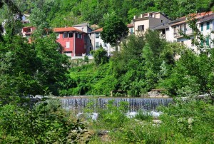 La cascata di Pieve di Teco