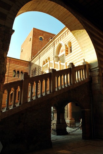 Verona - scala della Ragione Verona - scala della Ragione