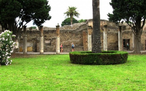 Pompei - I giardini della casa del Fauno