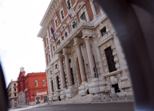 A Bari in Corso Cavour il palazzo bianco della Banca d’Italia