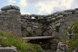 Una trincea sull’Altopiano