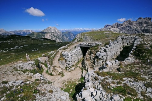 Auronzo di Cadore - sulla Cima del Monte PIANO - settore austriaco