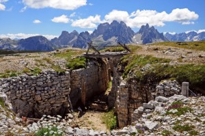Cima Monte PIANA - settore Italiano