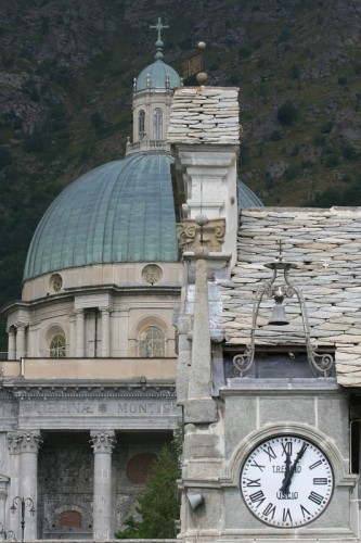 Biella - Orologio della Basilica Antica di Oropa