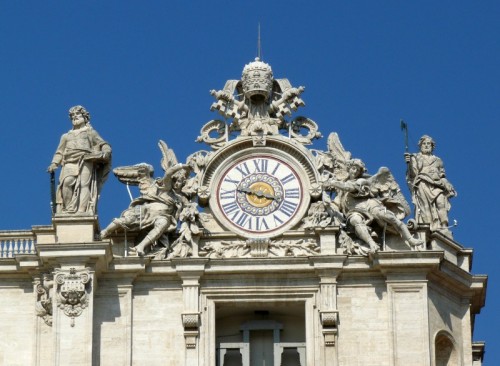 Roma - L'orologio del Papa Roma - L'orologio del Papa