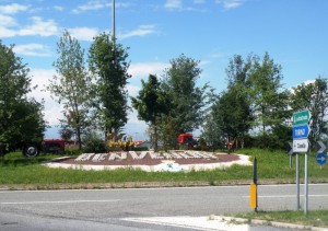 SAN MAURIZIO CANAVESE - Rotatoria agricola