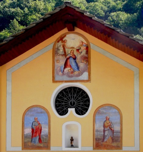 Fontainemore - Il trittico di affreschi