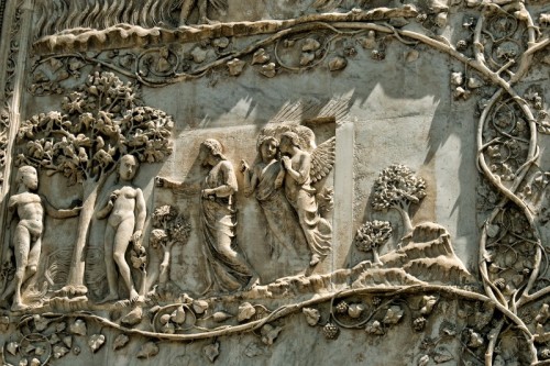 Orvieto - La cacciata dal Paradiso terrestre