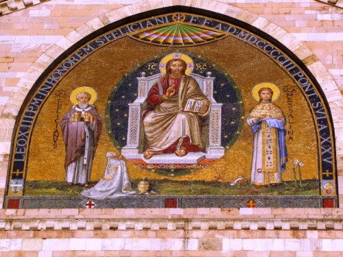Foligno -  Mosaico del Duomo di Foligno
