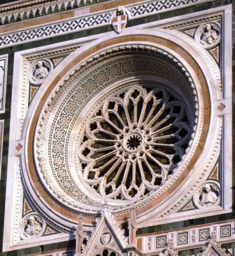 Firenze - il ROSONE del Duomo di Firenze