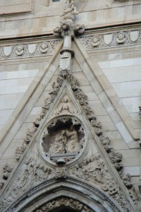 Nicchia superiore sul portale del Duomo