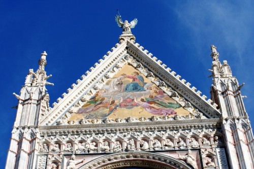 Siena - Mosaico cuspide centrale duomo