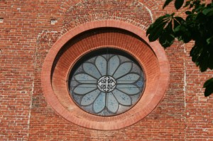 il rosone di San Maurizio