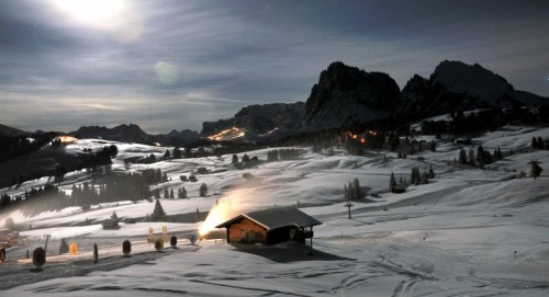 Castelrotto - Alpe di Siusi al chiar di luna