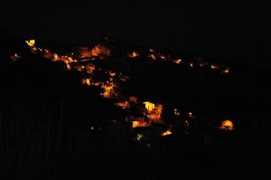 Pescosansonesco di notte