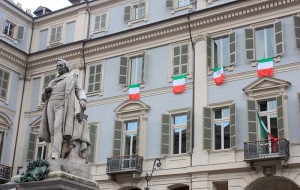 Vincenzo Gioberti in piazza Carignano