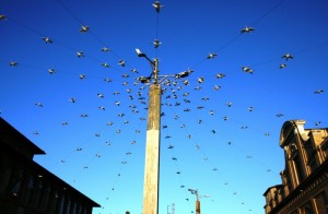 il lampione e le colombe di Ugo Nespoli