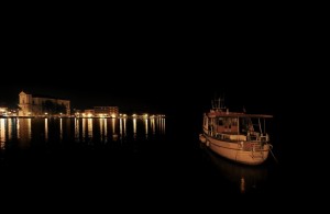 notturno con barca