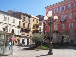 Lampione in Piazza Azuni