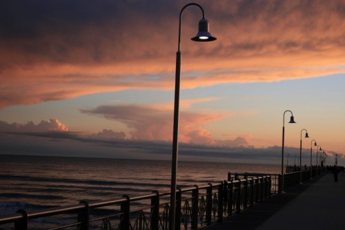 Pietrasanta - PONTILE, LAMPIONI E TRAMONTO Pietrasanta - PONTILE, LAMPIONI E TRAMONTO