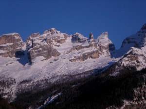 Tramonto sul Gruppo del Brenta