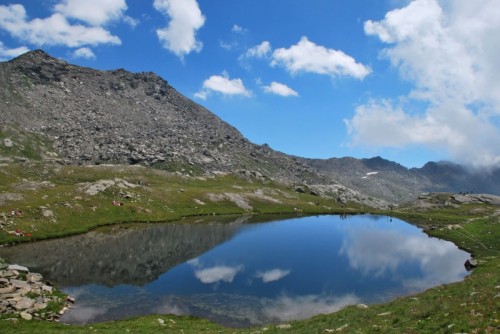 Prali - Punta Cialancia allo specchio Prali - Punta Cialancia allo specchio