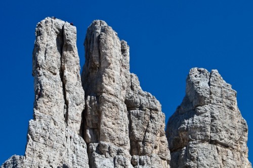 Pozza di Fassa - Torri del Vajolet - Ospiti sulla Torre Delago (2790 m)