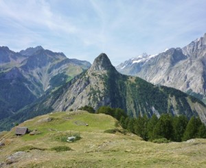 Monte Chetif, a ovest di Courmayeur