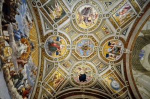 Stanza della segnatura di Raffaello nei  Musei Vaticani