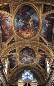 Chiesa dei SS. Martiri: il soffitto della navata