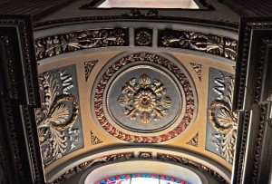 Cappella laterale dedicata a San Giovanni Battista: soffitto
